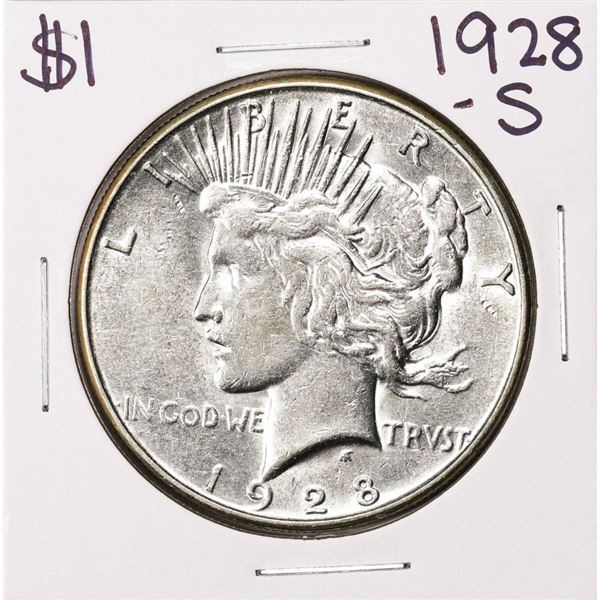 1928-S $1 Peace Silver Dollar Coin