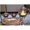 Image 1 : SILVER PLATE TEA SET