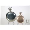 Image 2 : Two vintage pocket watches including Elgin grade 227, model 5, 17 jewel, size 18 pocket watch, seria