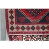 Image 2 : 100% handmade Iranian wool carpet "Shiraz" with center medallion and highlights of red, blue and tau