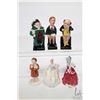 Image 1 : Six small Royal Doulton figurines including Bumble, Oliver Twist, Pickwick, Christmas Morn, Fair Lad