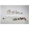 Image 1 : Selection of cabinet collectibles including Aynsley napkin rings, Wade figures, crystals including S