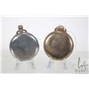 Image 2 : Two vintage pocket watches including Hamilton, grade 940, model 1, 21 jewel, size 18. Appears to be 