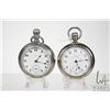 Image 1 : Two pocket watches including Elgin, grade 317, model 5, 15 jewel, size 18 pocket watch. Serial no. 2