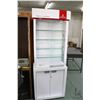 Image 1 : Nixon Premium Accessories illuminated parts cabinet with cupboard bottom section with two locking do