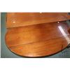 Image 2 : Quality vintage drop leaf coffee table on cabriole supports, 52" X 16" plus two 10" drop leaves