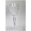 Image 2 : Eight signed Waterford crystal "Comeragh" 6 1/2" claret glasses