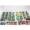 Image 2 : Six plastic containers w/ 24 in each diecast 1/64 scale tractors