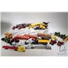 Image 1 : Twelve 1/64 scale diecast truck and trailers w/ various loads