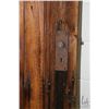 Image 2 : Primitive barnwood door with vintage latch, 69" high X 31 1/2"