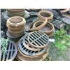 Image 1 : ** LARGE GROUP OF GRATES, FRAMES & MANHOLE LIDS