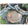 Image 2 : ** LARGE GROUP OF GRATES, FRAMES & MANHOLE LIDS