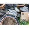 Image 3 : ** LARGE GROUP OF GRATES, FRAMES & MANHOLE LIDS