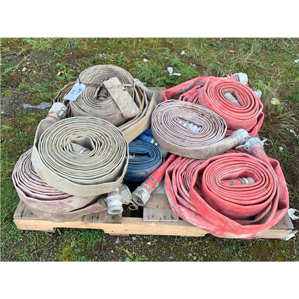 PALLET OF ASSORTED SIZE DISCHARGE HOSES