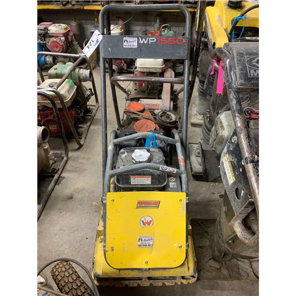 WACKER NEUSON WP 1550 PLATE TAMPER WITH HONDA GX160 HP ENGINE