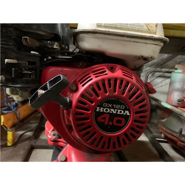 HOMELITE DIAPHRAGM WATER PUMP WITH HONDA GX120 - 4 HP MOTOR