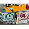 Image 2 : APPROX. 22 ASSORTED ALUMINIUM ROAD SIGNAGE