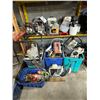 Image 1 : LARGE GROUP OF ASSORTED GAS POWERED TOOLS **FOR PARTS OR REPAIR ONLY**