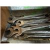 Image 2 : BOX OF LARGE GAUGE COMBINATION WRENCHES