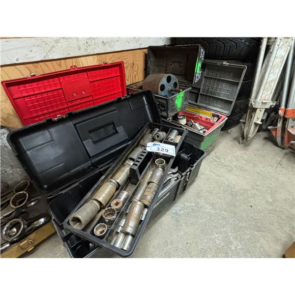 4 TOOL BOXES WITH CONTENTS