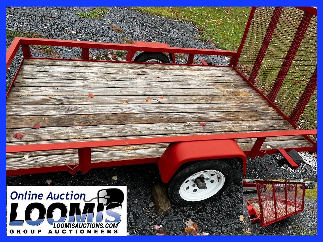 2001 CARR CARRY -ON BUMPER PULL DROP TAIL TRAILER