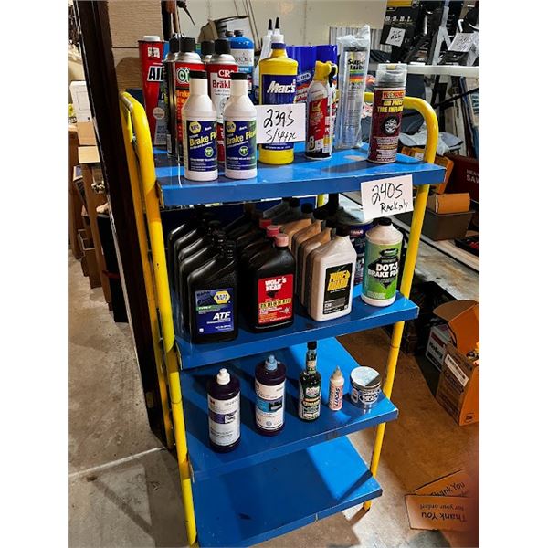 Approx. 44 Pieces of new Liquids and Oils ( Rack Not Included)