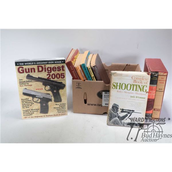 Selection of gun related books including three Jack O' Connor hardcover ...