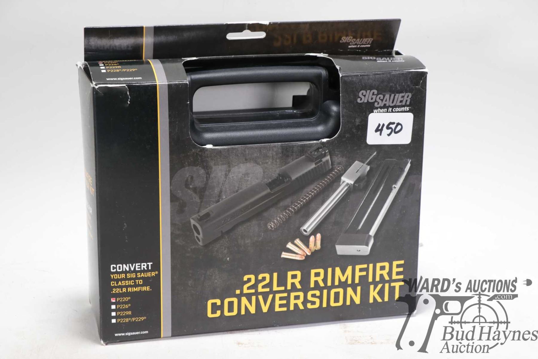 Sig Sauer .22 LR Rimfire conversion kit to fit P220 handgun and