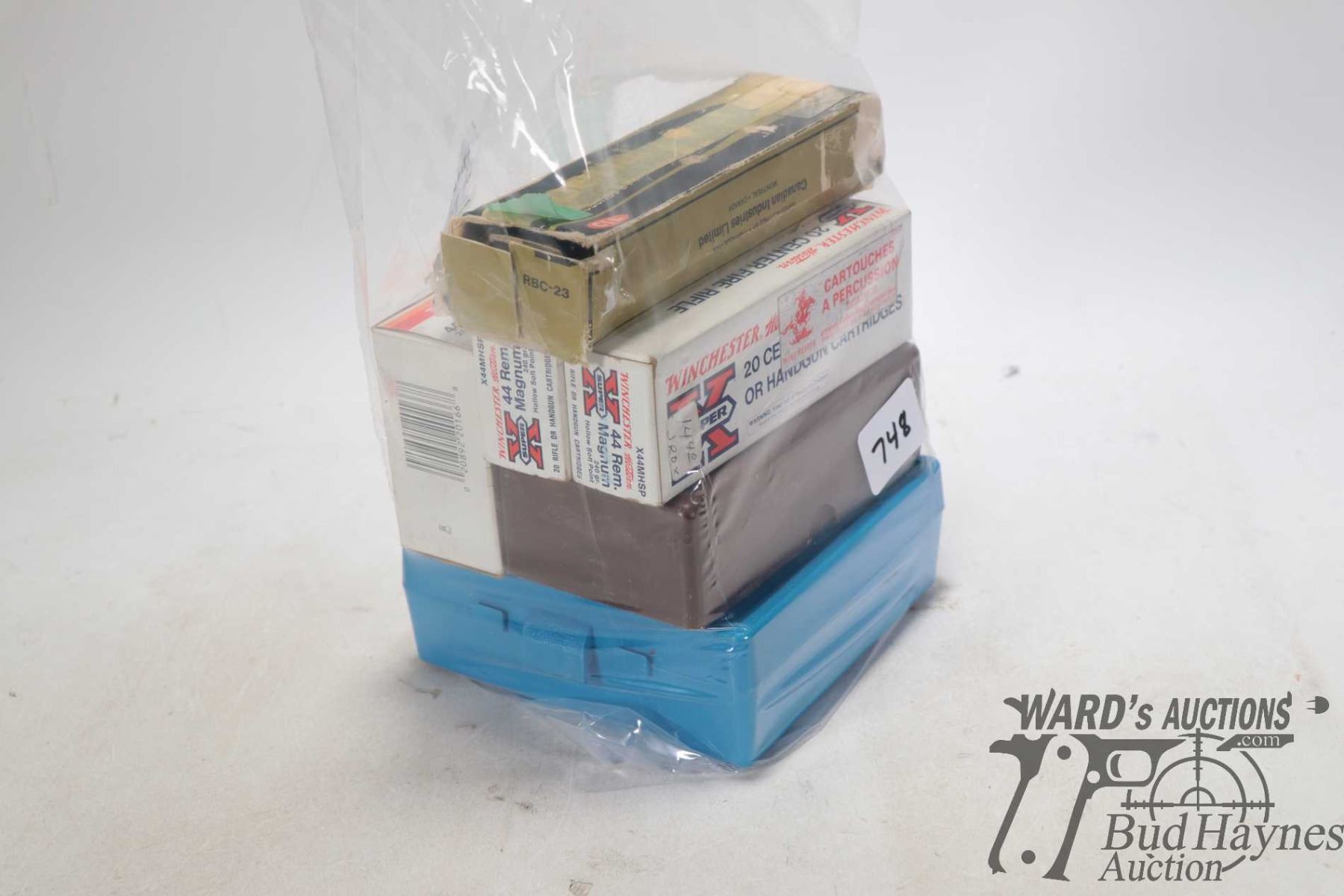 Count Boxes Three 20 count boxes of WIN .44 REM MAG 240 GR HSP and one 19 count box ...
