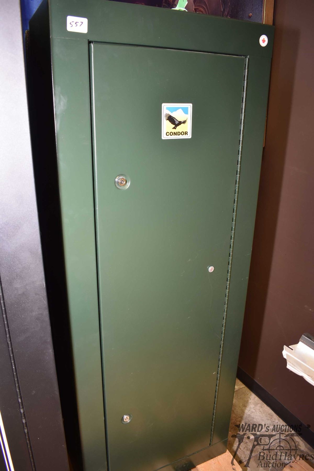 Condor Gun Safe Condor 8 gun metal gun locker w/ ammo shelf and double locking door ...