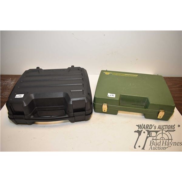 Two large handgun cases