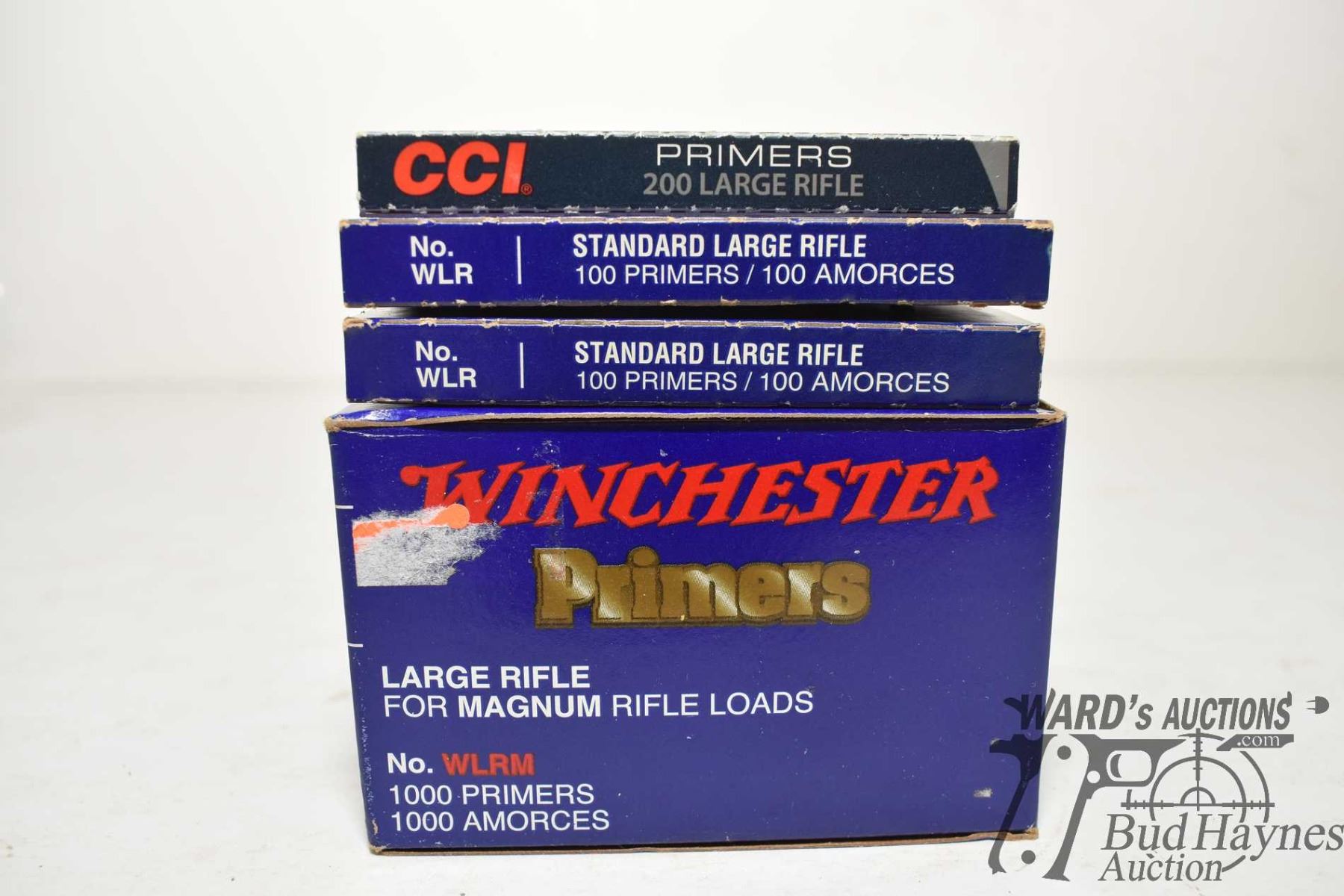 1000 count box of WIN large rifle MAG primers and 300 WIN standard ...