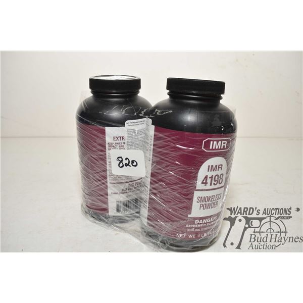 Two 1 lb IMR 4198 powders