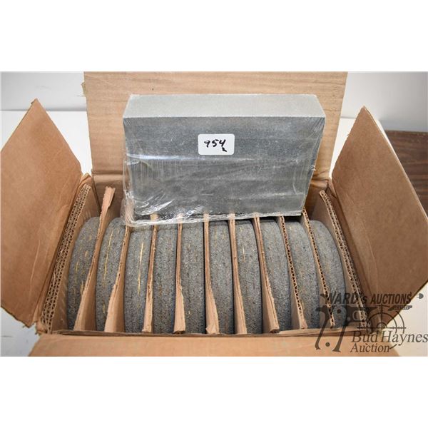 Norton 8-Inch Wire Wheel Brush Combo Pack – Crimped Steel Bench Grinder Brushes (1/2 & 5/8 Arbor)