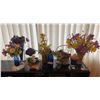 Image 1 : Collection Of Ornamental Vases & Flowers