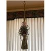 Image 1 : Hanging Ornamental Plant With Ceramic Pot & Stainless Tulip