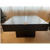 Image 1 : Black Wooden Coffee Table 34Lx34Dx19H