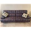 Image 1 : Multi Color Couch- Purple, Burgundy, Green & Blue - From Nordenlund Furniture With Matching Pillows