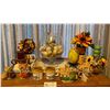 Image 1 : Decorative Items - Marble Egg, House Figurine, Artificial Flowers & More