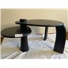 Image 2 : Designer Ultra Modern Black Side Table 29Lx22Dx18H