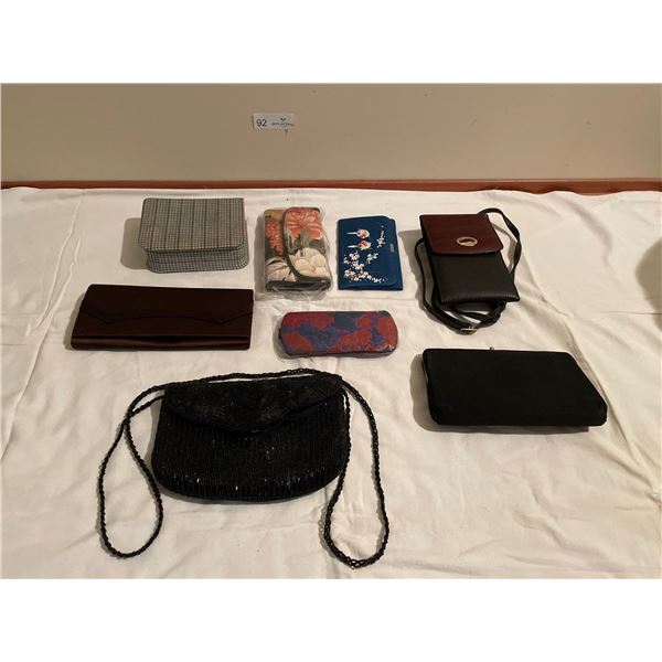 Assorted Womens Purses, Clutch & Wallets