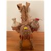Image 3 : Mid Century 1970s Spanish Straw Donkey 18Hx14Lx12W
