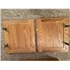 Image 2 : Oak Cabinet/Shelf - Doors To be Assembled 19Lx19Dx29H
