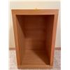Image 3 : Oak Cabinet/Shelf - Doors To be Assembled 19Lx19Dx29H