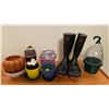 Image 1 : Assorted Gardening Pots & Mens Size 12 Rubber Boots