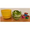Image 1 : Assorted Gardening Pots & Decorative Platter & More