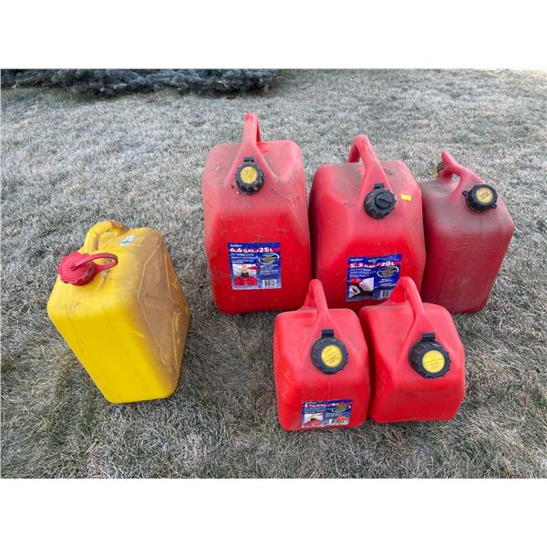 Assortment Of Jerry Cans