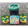 Image 1 : Large Compost Mixing System, Brand New In Plastic Miracle Grow Liquafeed, & Garden Feeder