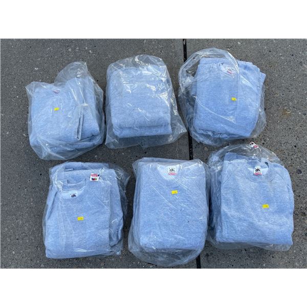 Collection Of Mens Medium Fruit Of The Loom Grey Sweaters - Approximately 25