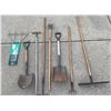Image 1 : Assorted Gardening Tools - Shovels, Rakes, Hoses, & More